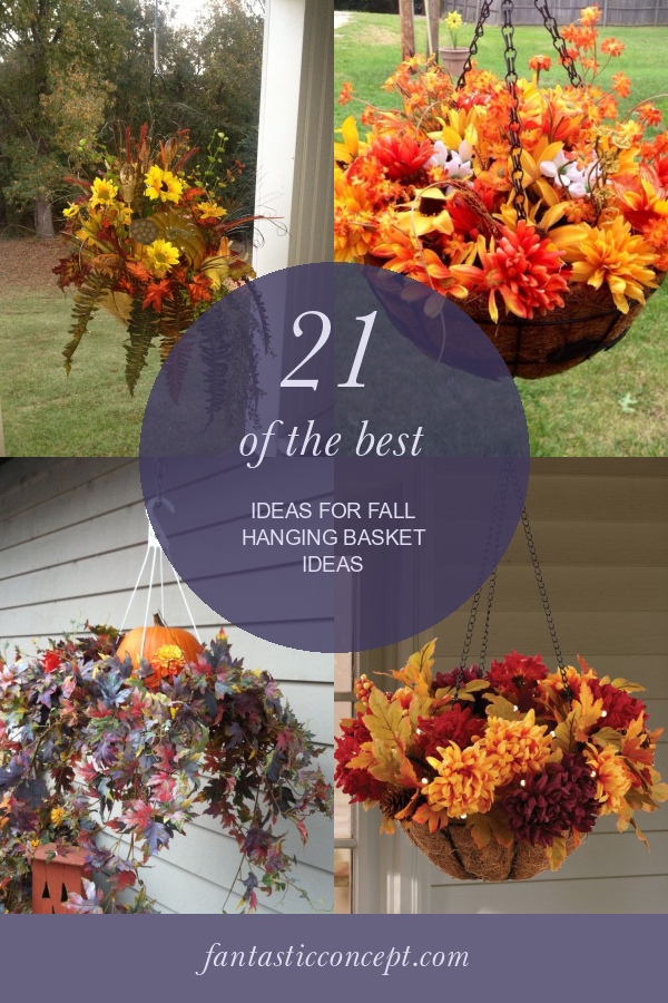 21 Of the Best Ideas for Fall Hanging Basket Ideas Home, Family